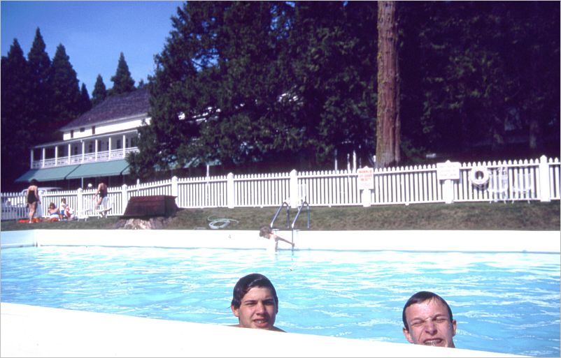 cool pool at the Wawona